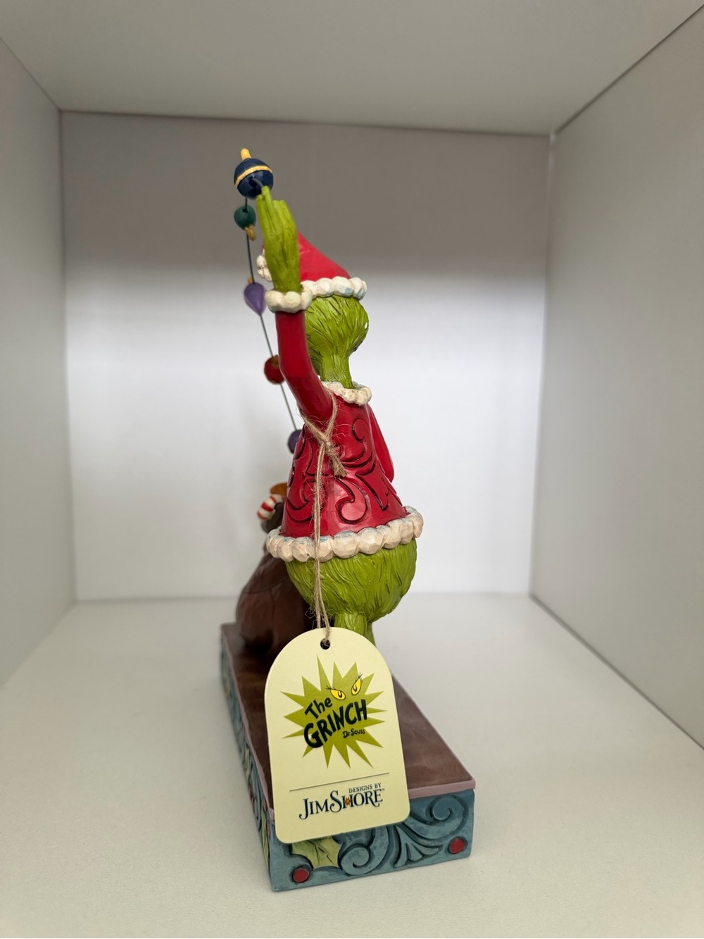 PLEASE READ - Enesco Jim Shore The Grinch Juggling Gifts Into Bag Figurine - Picture 3 of 5